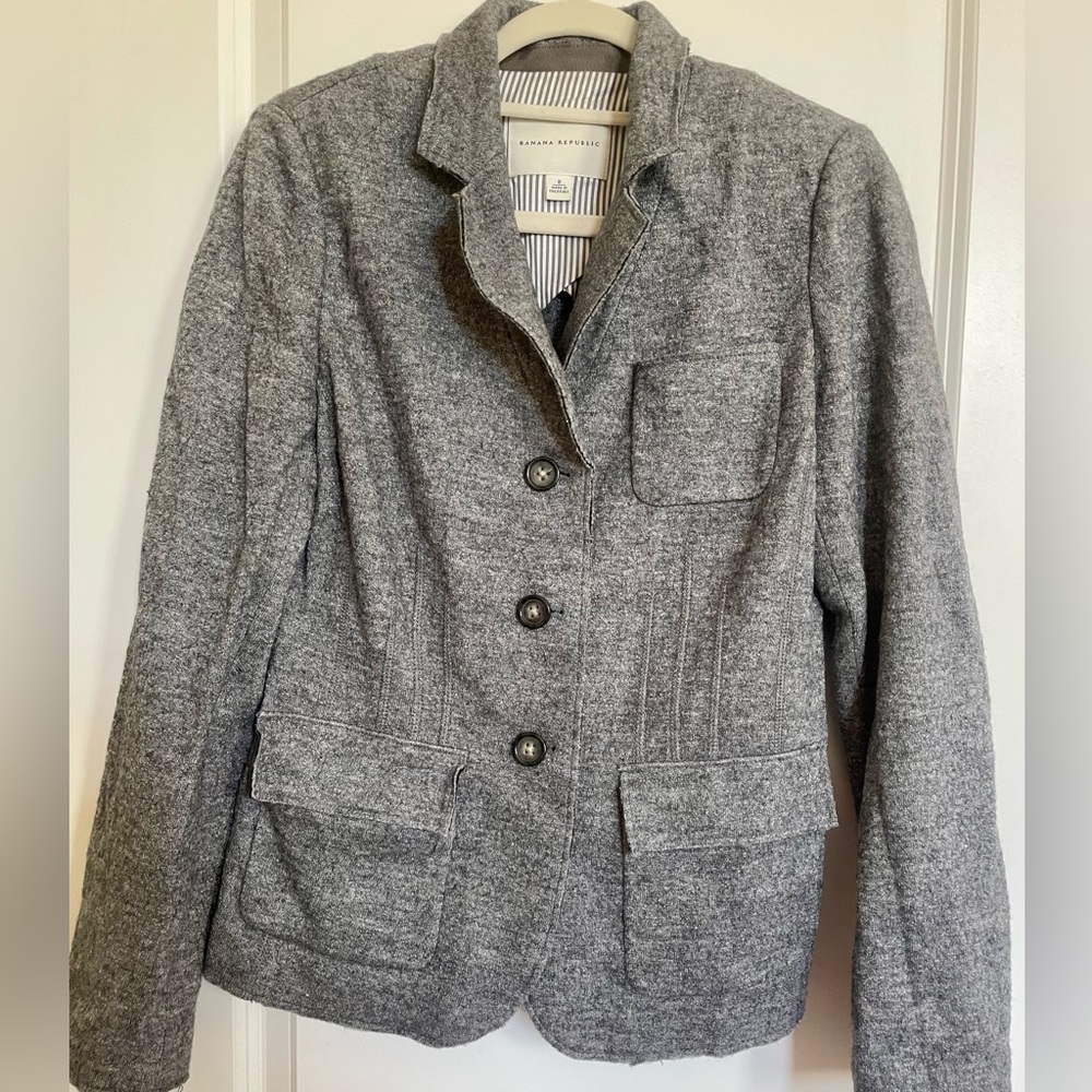 Banana Republic Grey Blazer